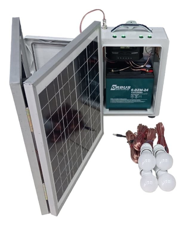4 Lambalı Sistem ( Taşınabilir Solar Sistem )