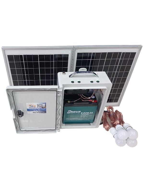 4 Lambalı Sistem ( Taşınabilir Solar Sistem )