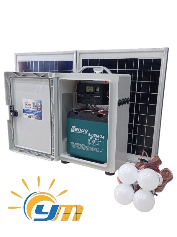 4 Lambalı Sistem ( Taşınabilir Solar Sistem )