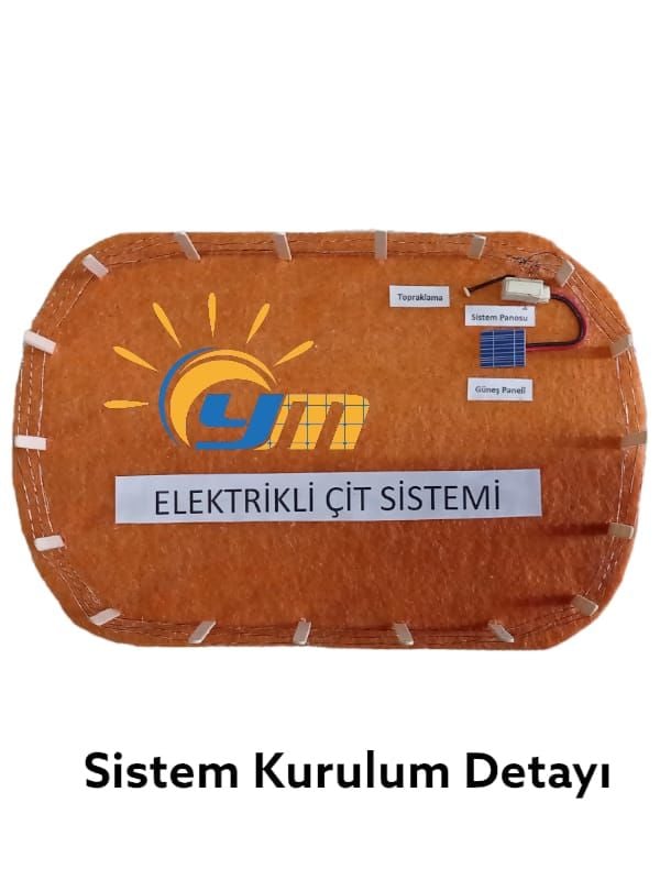Güneş Panelli Çit Cihazı ( 25W Panel / 14ah Jel Akü )