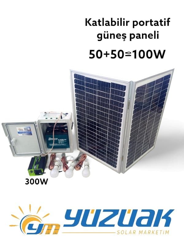 TV, LAPTOP, LAMBA VE TELEFON ŞARJI SSTEM ( TAŞINABİLİR SOLAR SİSTEM )