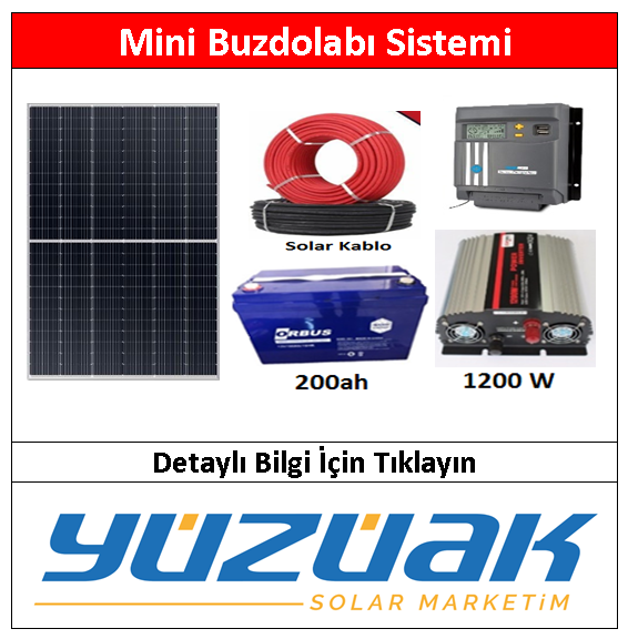 MİNİ BUZDOLABI SİSTEMİ ( 1 ADET 455W )