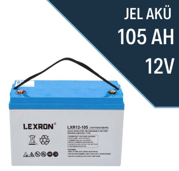 Lexron 105AH Jel Akü 2025