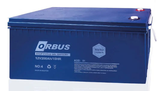 ORBUS / 12V 200AH - Derin Deşarjlı Jel Akü