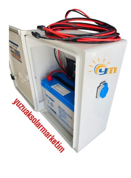 TV, LAPTOP, LAMBA VE TELEFON ŞARJI SSTEM ( TAŞINABİLİR SOLAR SİSTEM )