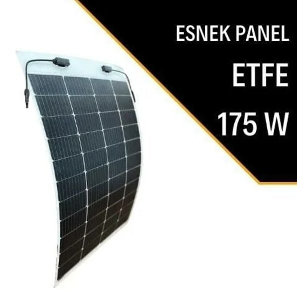 175W 10BB ETFE ESNEK MONOKRİSTAL GÜNEŞ PANELİ